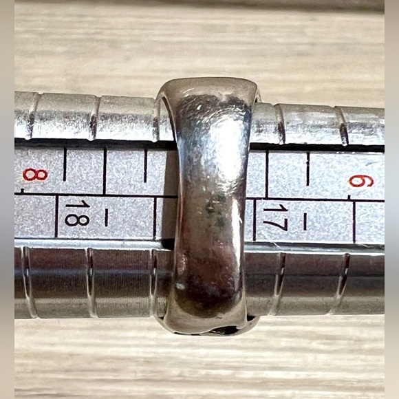 Vintage Badavici H.K. Sterling Silver Rainbow Moonstone Cabochon Ring, Size 7 - Picture 12 of 12